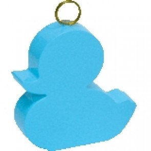 Light Blue Duck Plastic Weight 80gm - Add A Balloon