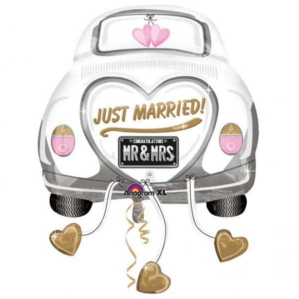 Just Married Wedding Car SS