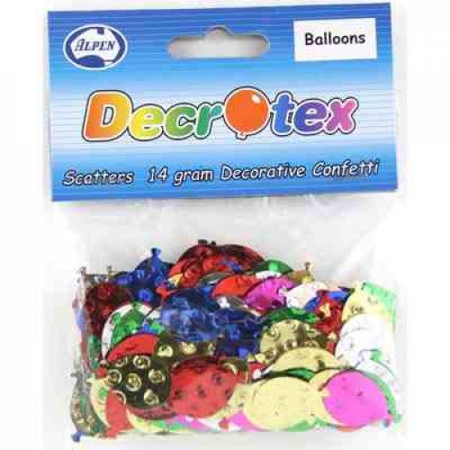 Confetti Balloon Scatters Assorted