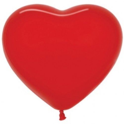 Latex Red Heart Shape