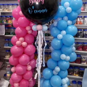 Gender Reveal 90cm and Garland