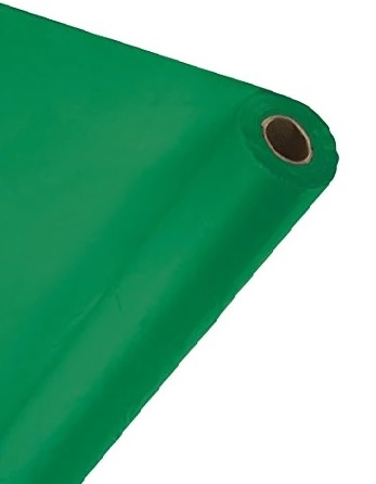 Table Cover Roll Emerald Green